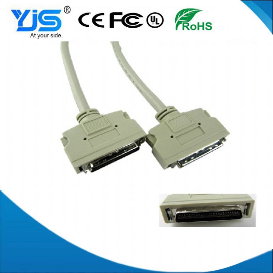 SCSI Connector DB50 CN50 - metal Hood Type With Screw Terminal Scsi Hard Drive Cable Exporter