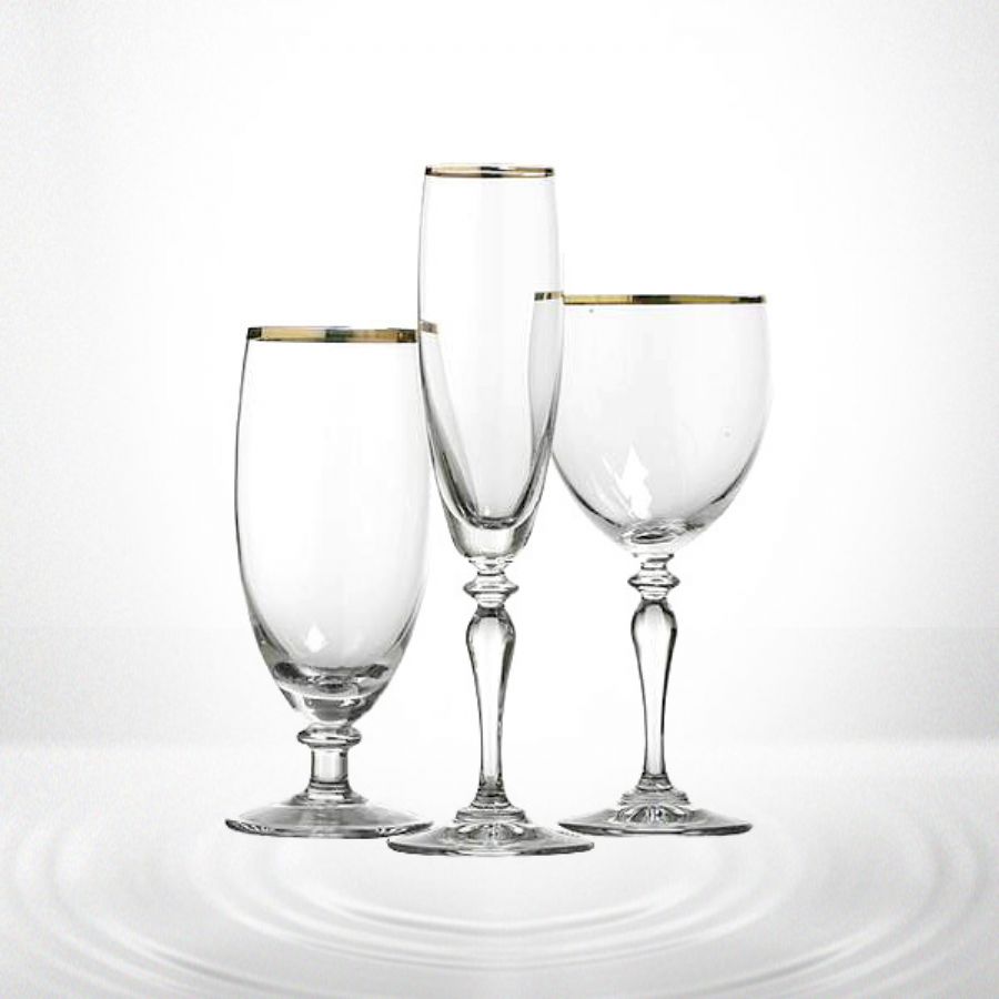 Red Wine Glass With 