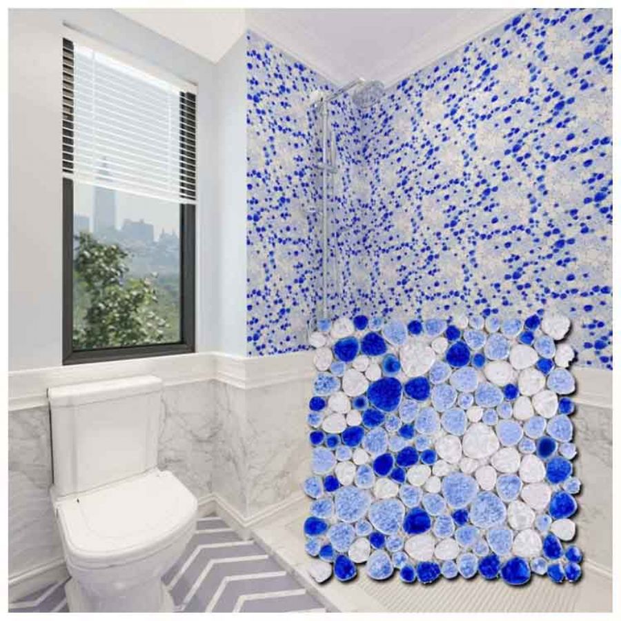Blue Marble Mosaic T