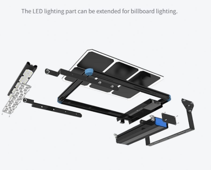 Solar LED billboard 