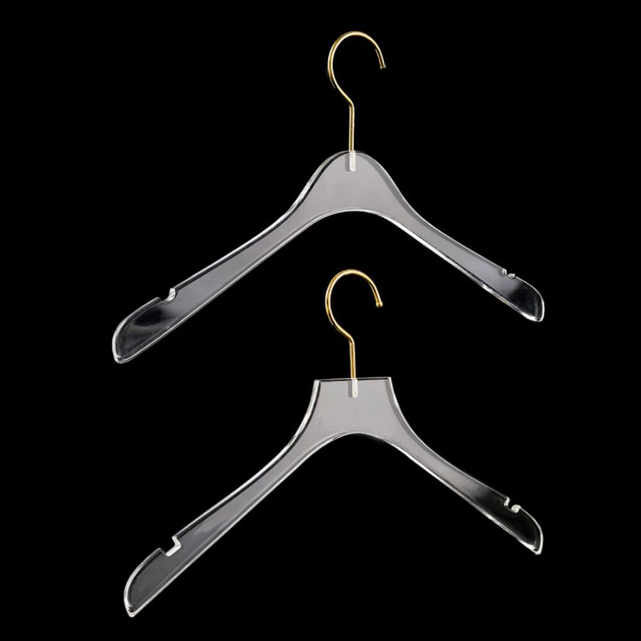 Acrylic hangers for hanging clothes shorts and skirts hanger