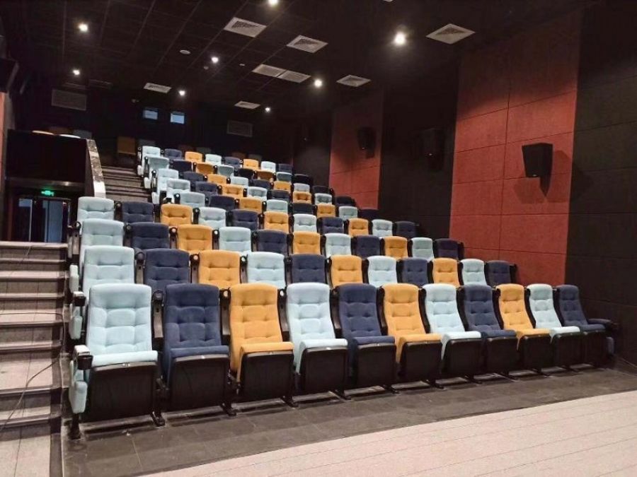 Folding cinema seats