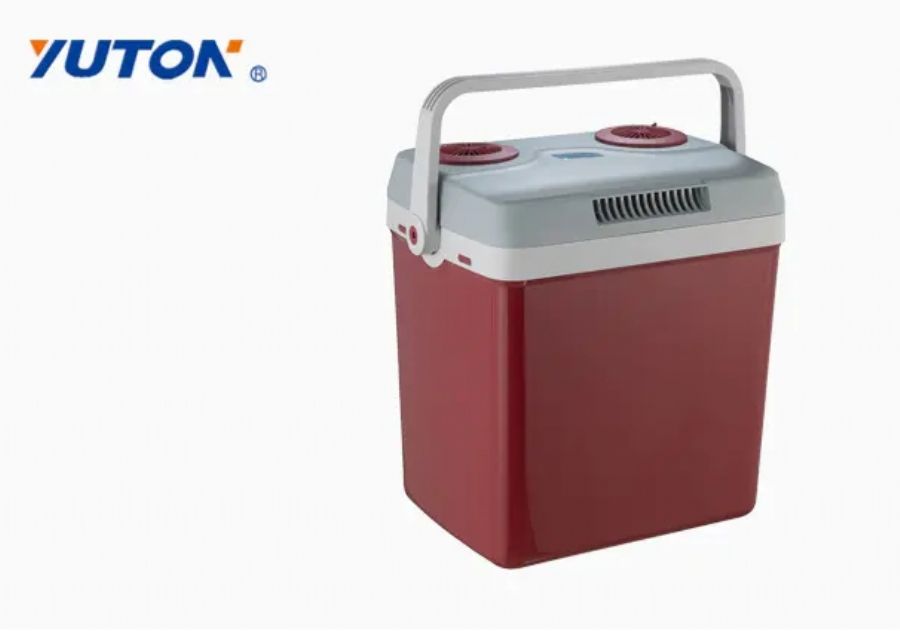 YT-A-32X 25L 50W Red 12V Thermoelectric Cooler Box