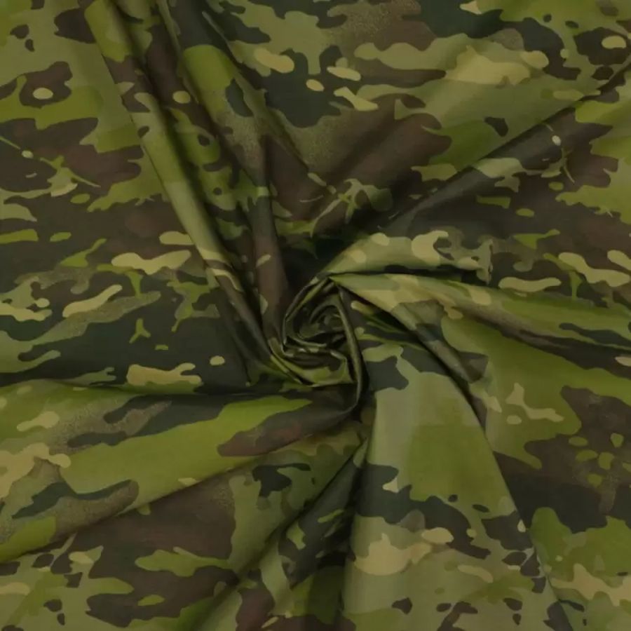 Waterproof  breathable Multicam tropic nylon fabric with DINTEX