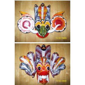 Dekoratif Ah�ap Mask